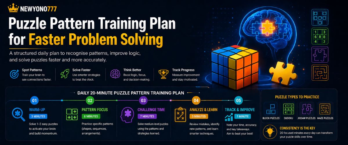 Puzzle Pattern Training Plan for Faster Problem Solving featured image